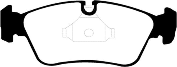EBC 99-02 BMW Z3 2.5 Ultimax2 Front Brake Pads - UD781 for 1999-2005 BMW 3 Series - angle view