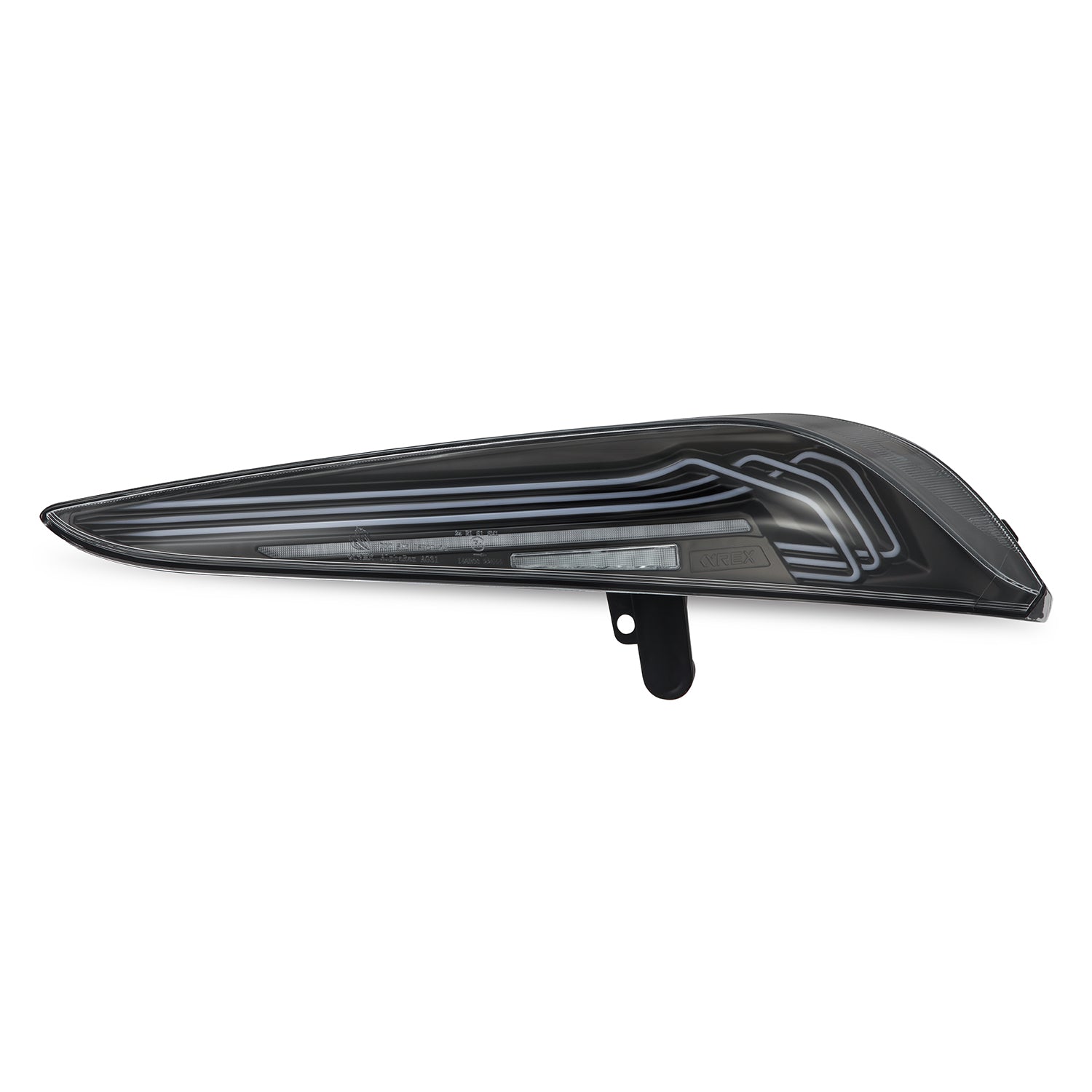 AlphaRex 20-24 Toyota Supra LUXX-Series Laser Style LED Tail Lights Black - 609010