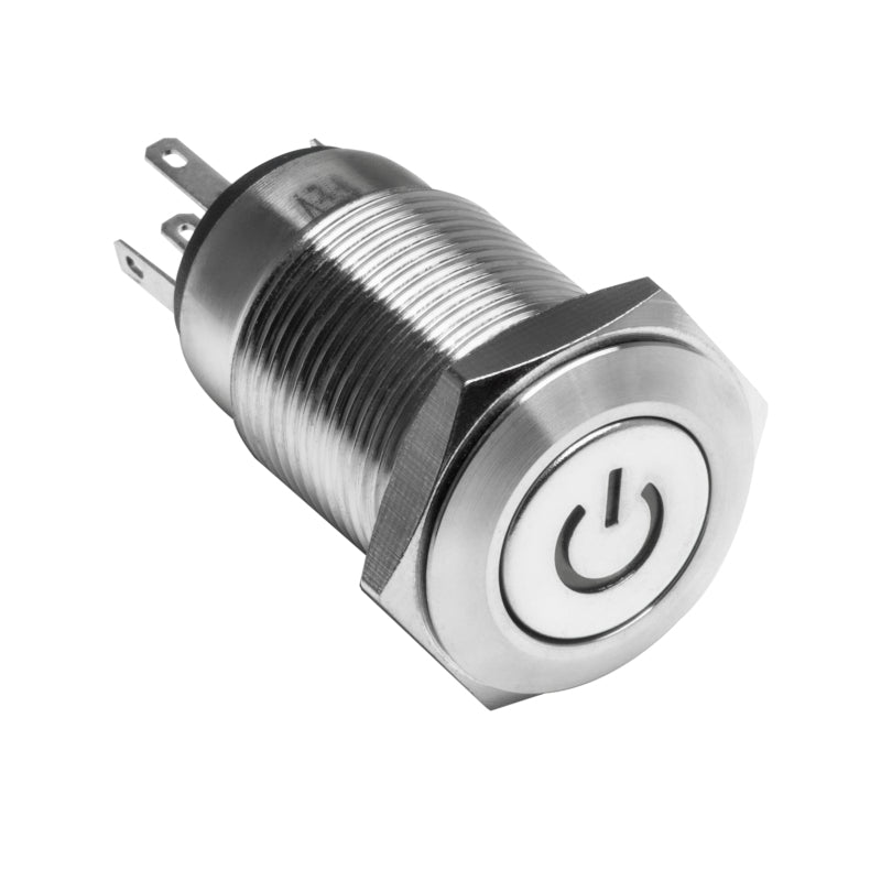 Oracle Pre-Wired Power Symbol On/Off Flush Mount LED Switch - UV/Purple SEE WARRANTY - 2009-007