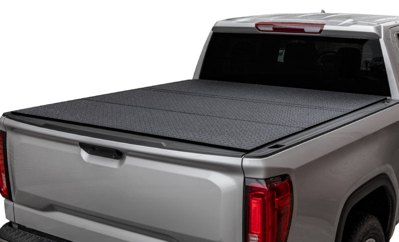 Access LOMAX 2024 Toyota Tacoma 5ft Bed Folding Hard Cover - Black Diamond Mist - B4050119