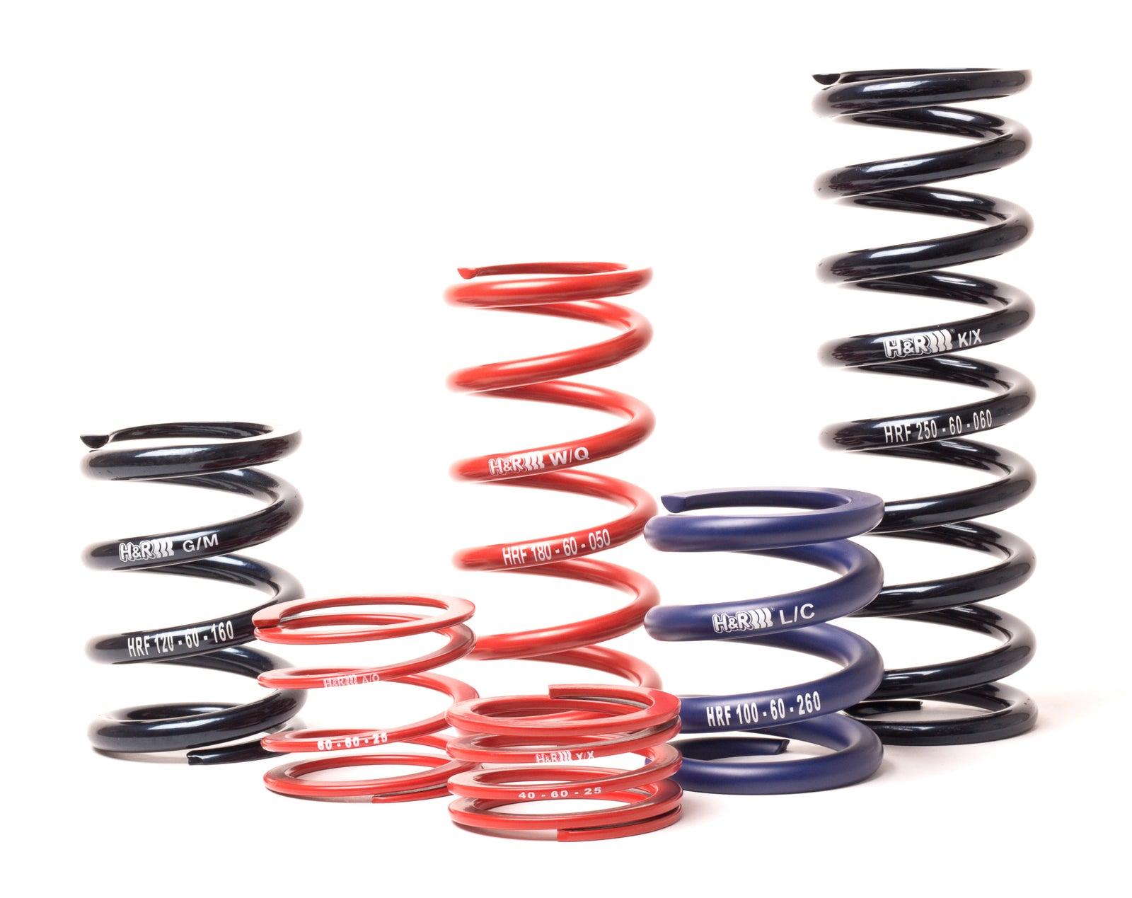 H&R 60mm ID Single Race Spring Length 250mm Spring Rate 120 N/mm or 686 lbs/inch - RF250120