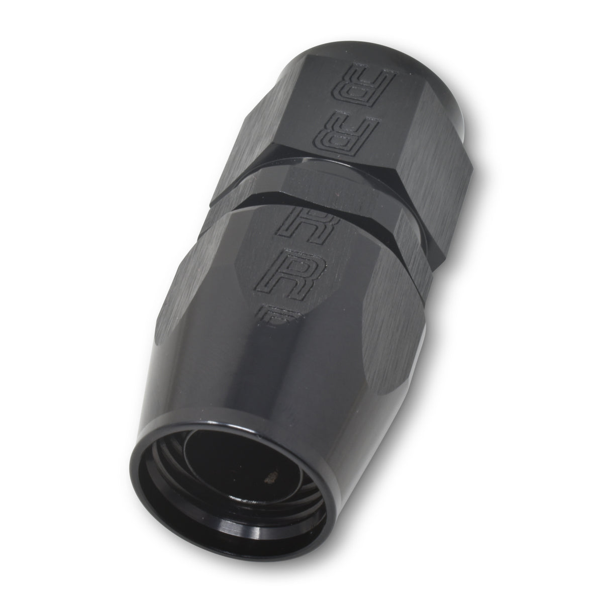 Russell Performance -4 AN Black Straight Full Flow Hose End - 610015