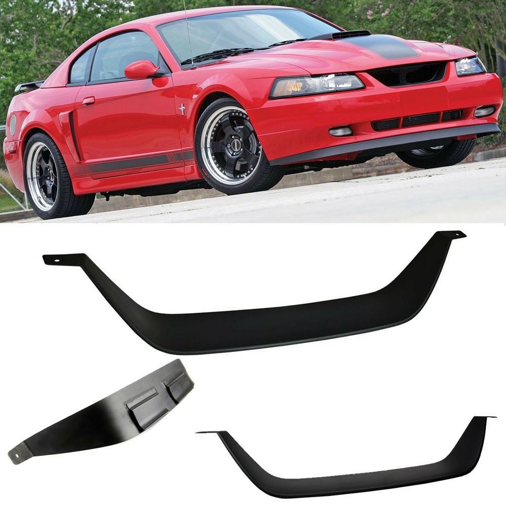 94-04 Red Mustang Mach 1 Grille Delete