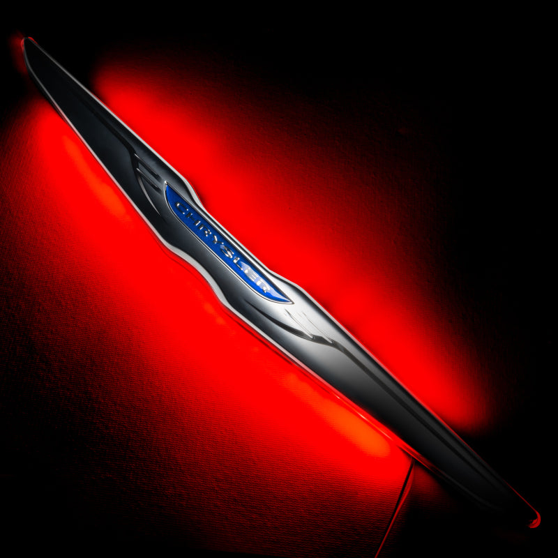 Oracle Chrysler Illuminated LED Sleek Wing - Dual Intensity - Red SEE WARRANTY - 3020-003
