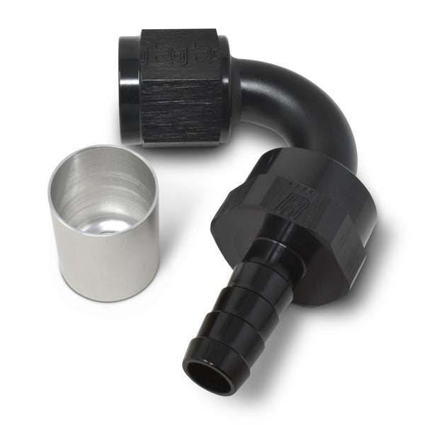 Russell Performance -8 AN Proclassic Crimp 120 Degree End (O.D. 0.700) - 610553 - front view