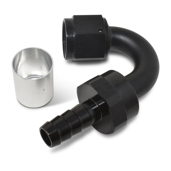 Russell Performance -8 AN Proclassic Crimp 150 Degree End (O.D. 0.700) - 610563 - front view
