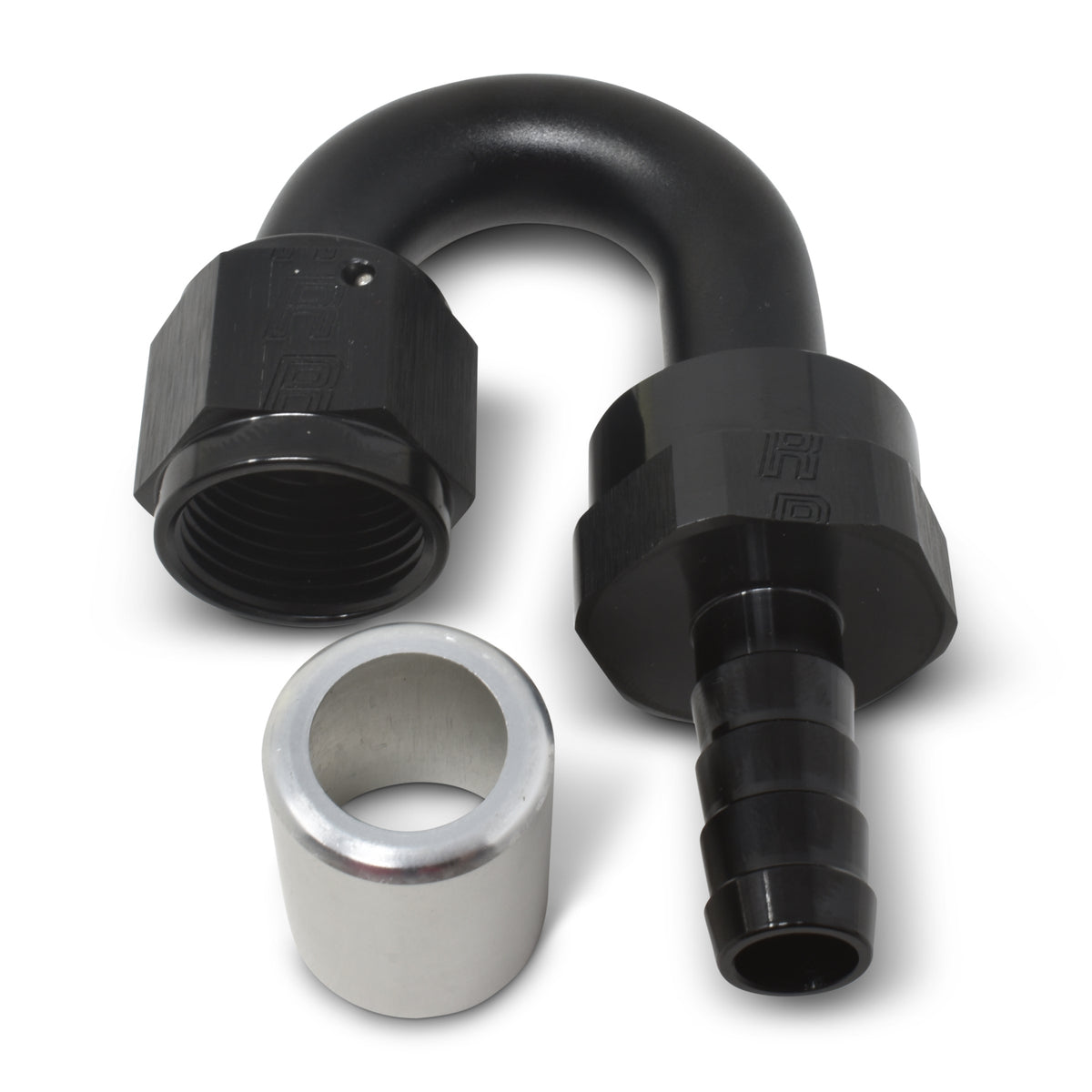Russell Performance -8 AN Proclassic Crimp 180 Degree End (O.D. 0.700) - 610573