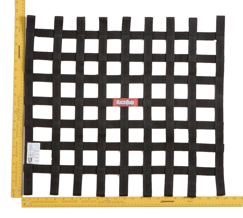 RaceQuip Black 21 X 24 SFI Ribbon Net - 726007RQP
