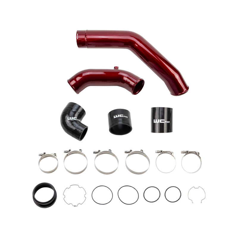 Wehrli 17-25 Ford Power Stroke 6.7L High Flow Intercooler Pipe Kit - Sparkle Granny Smith - WCF100297-SGS