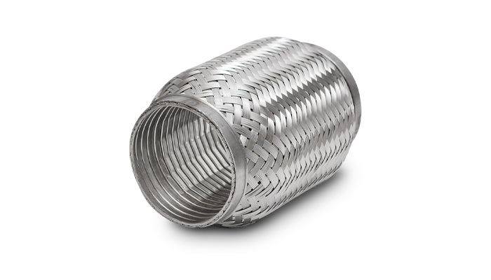 Vibrant SS Turbo FLEX Coupling with Interlock Liner 4in inlet/outlet x 8in long - 61208
