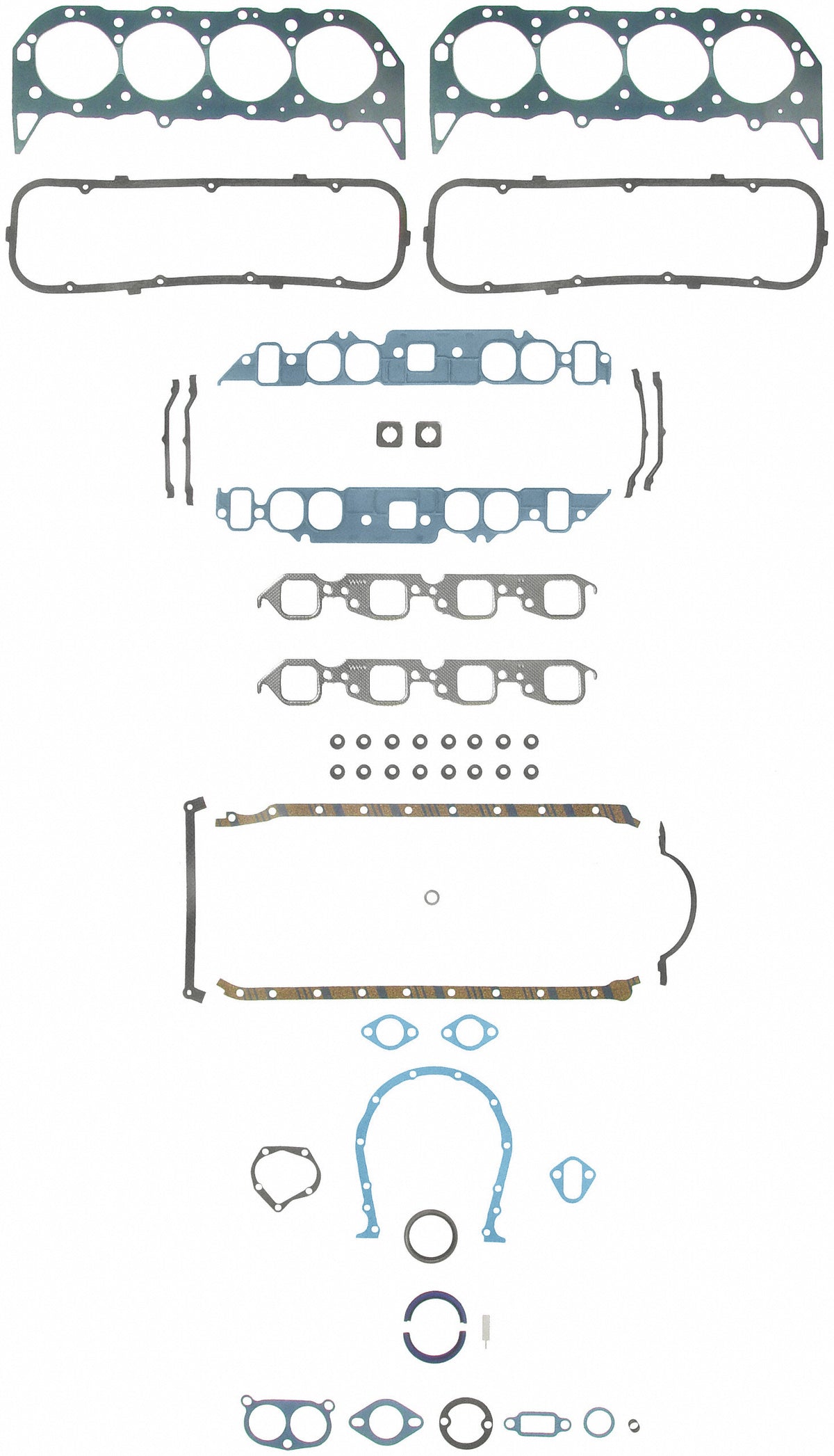 Fel-Pro Chevrolet C20 260-1046 Engine Gasket Set - 2601046 for 1980-1985 Chevrolet C20 - front view