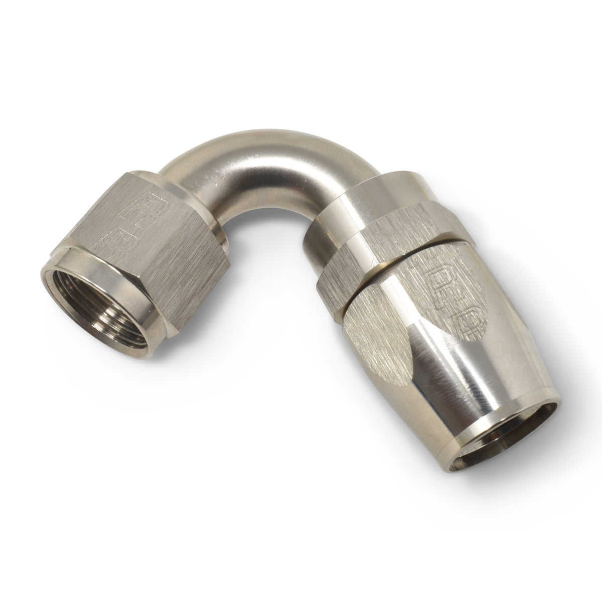 Russell Performance -8 AN Endura 120 Degree Full Flow Swivel Hose End (With 3/4in Radius) - 613411