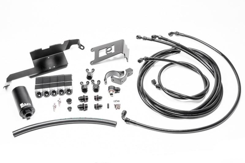 Radium Engineering Nissan R35 GT-R Fuel Hanger Feed Kit - Stainless - 20-0851-03