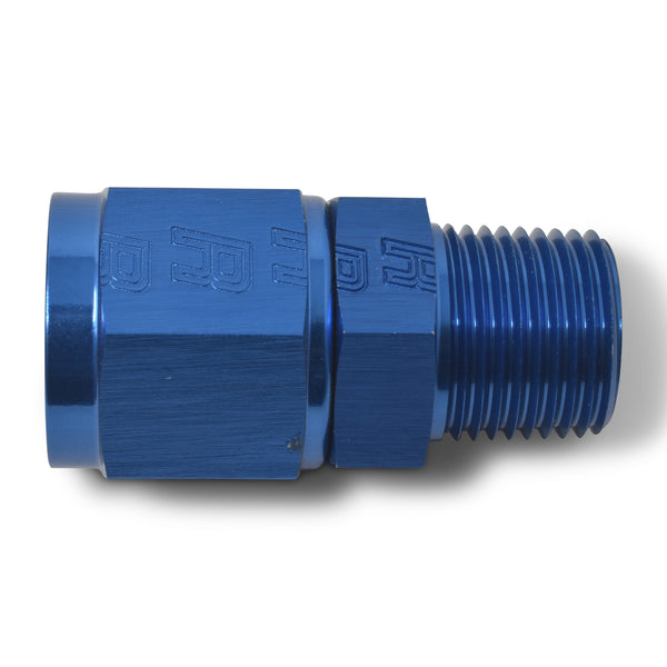 Russell Performance -10 AN Straight Female to 1/2in Male NPT Fitting - 614210 - front view