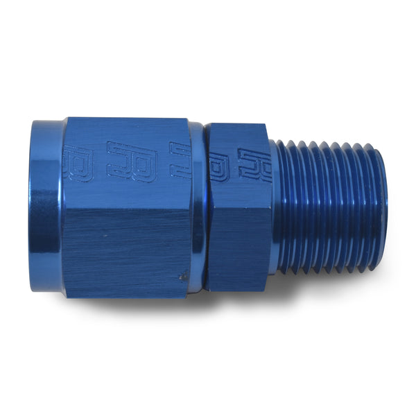 Russell Performance -10 AN Straight Female to 3/8in Male NPT Fitting - 614220 - front view