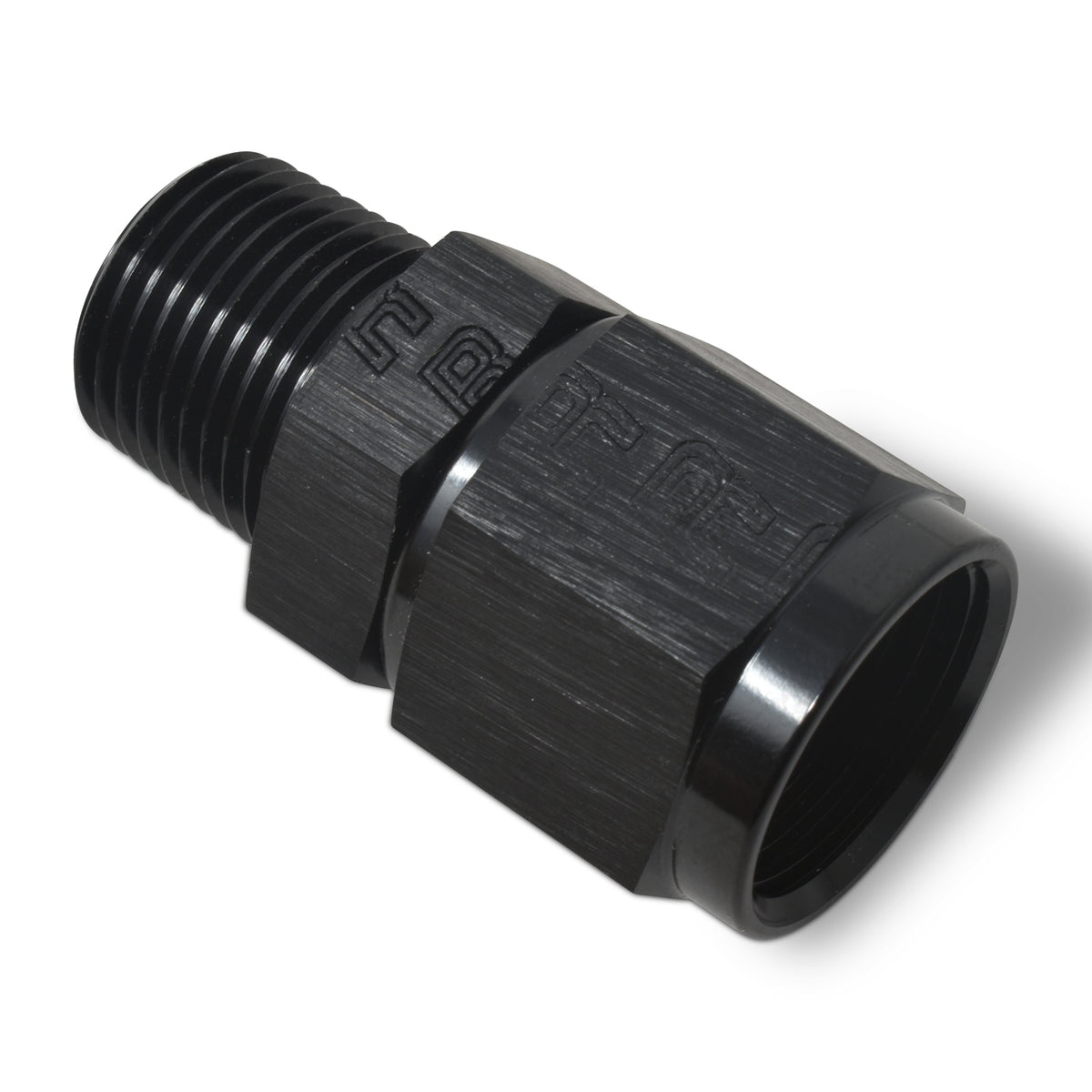 Russell Performance Straight AN Female to Male NPT (Black) - 614225