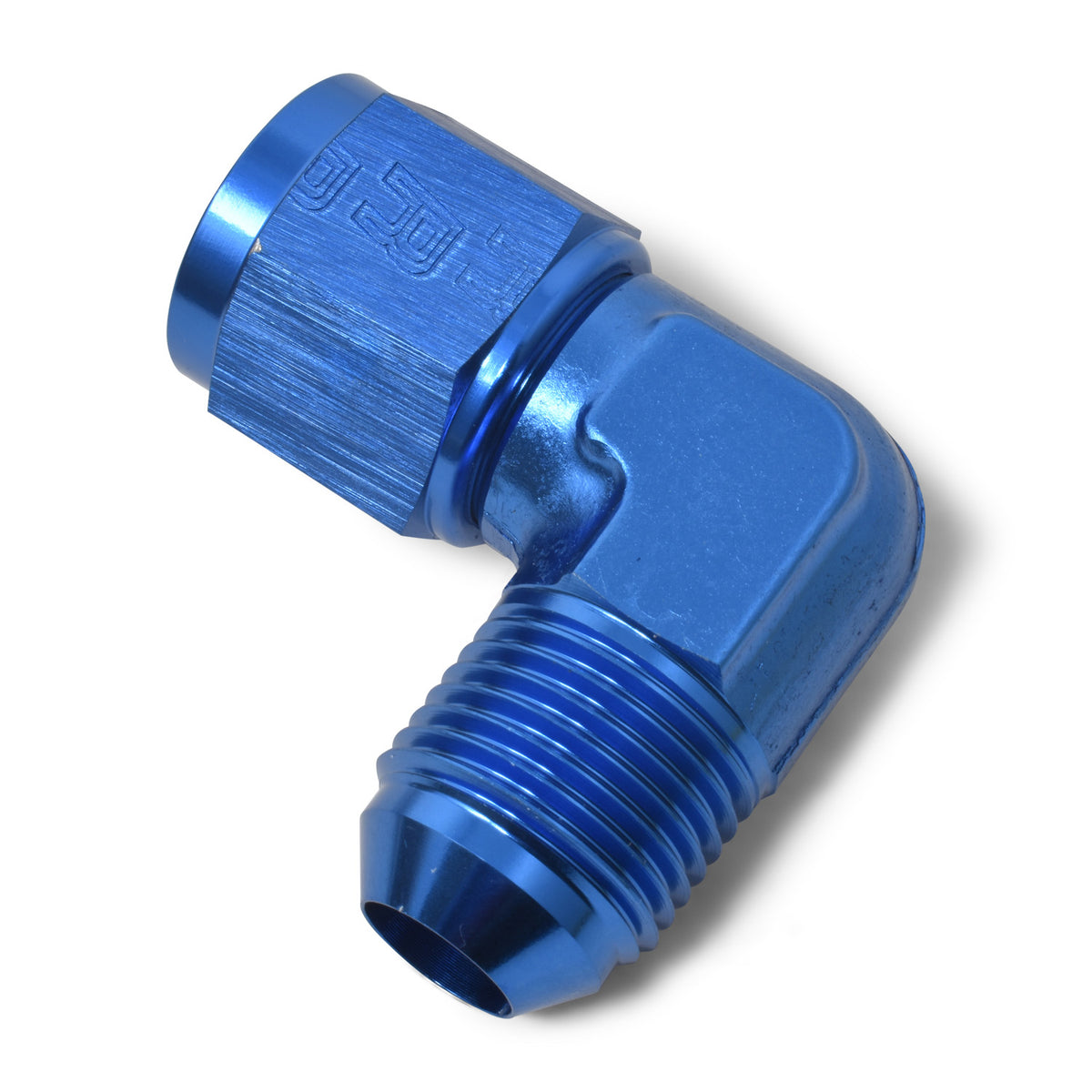 Russell Performance -6 AN 90 Degree Male AN to Female AN Fitting - 614806