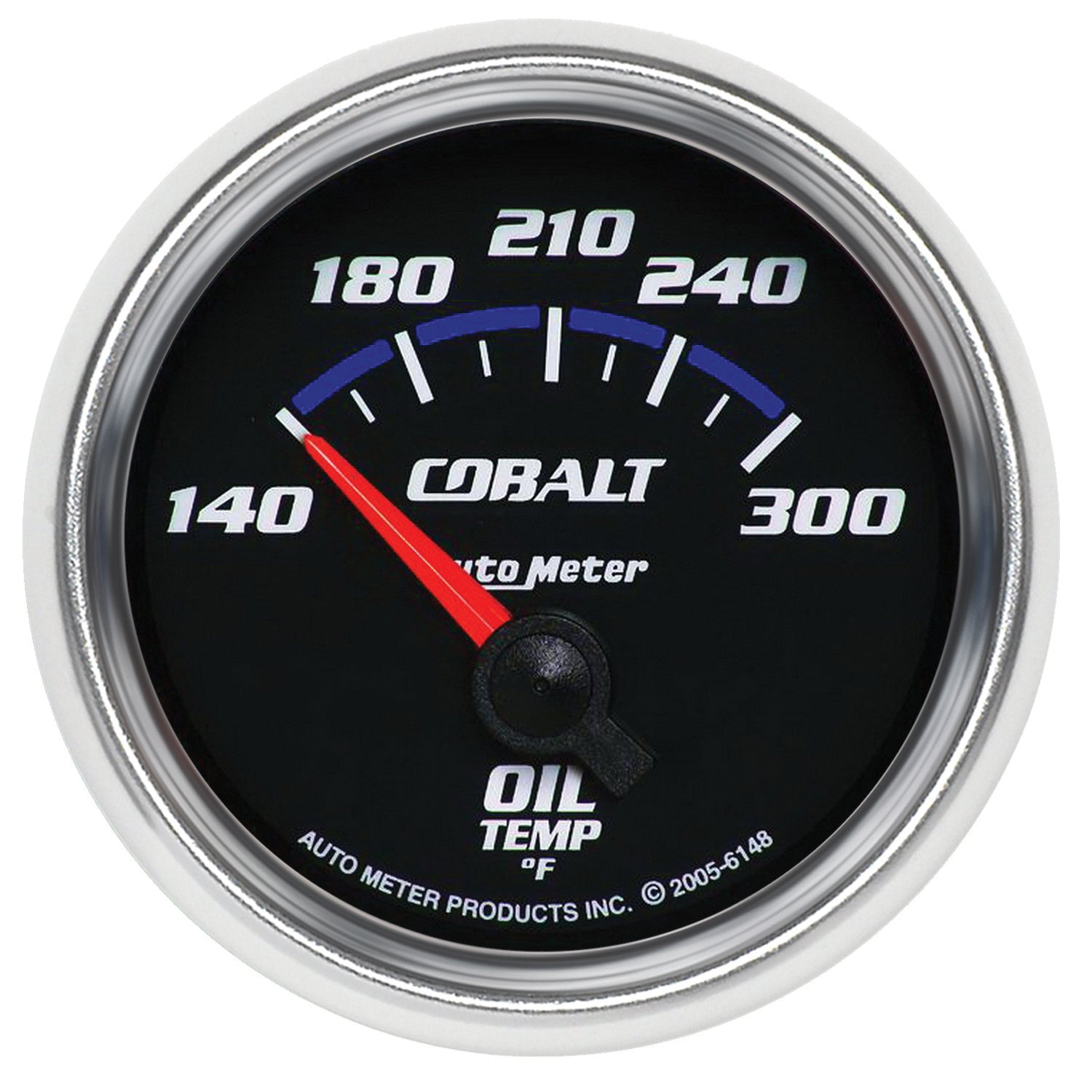 Autometer Cobalt 2 1/6in 140-300 Degree F Oil Temprature Gauge - 6148