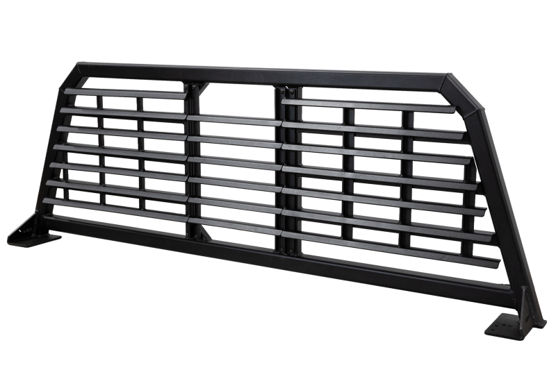 Gen-Y 20+ GMC GM 2500/3500 Defender Headache Rack/ 3-Louver Panels - Black - GH-29007
