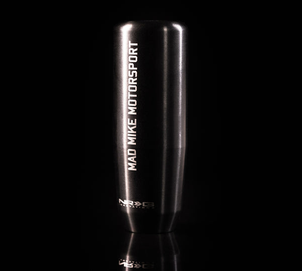 NRG Universal Shift Knob - Heavy Weight - Mad Mike Signature Short Shifter - Black Chrome - SK-450BC-MM - front view