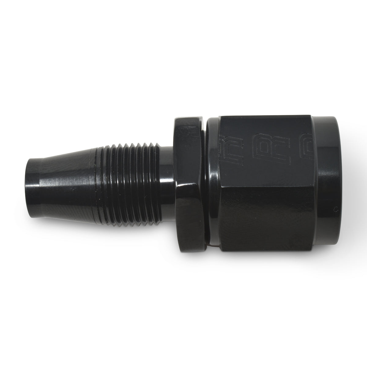 Russell Performance -6 AN Straight Hose End Without Socket - Black - 615023