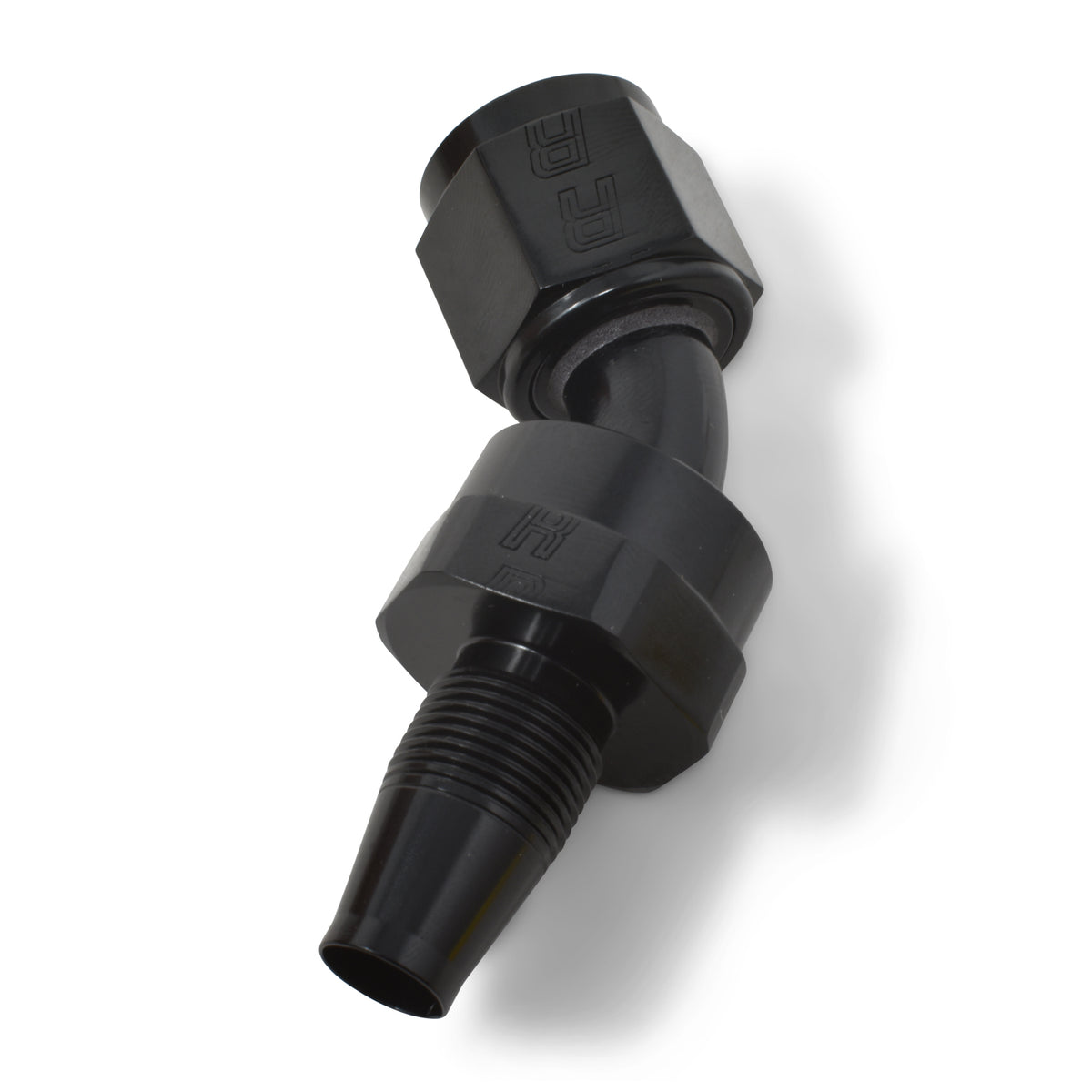 Russell Performance -10 AN 45 Degree Hose End Without Socket - Black - 615113