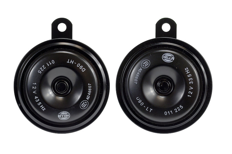 Hella Horn Kit Bx Blk Disc 92Mm 12V Univ - 011225871