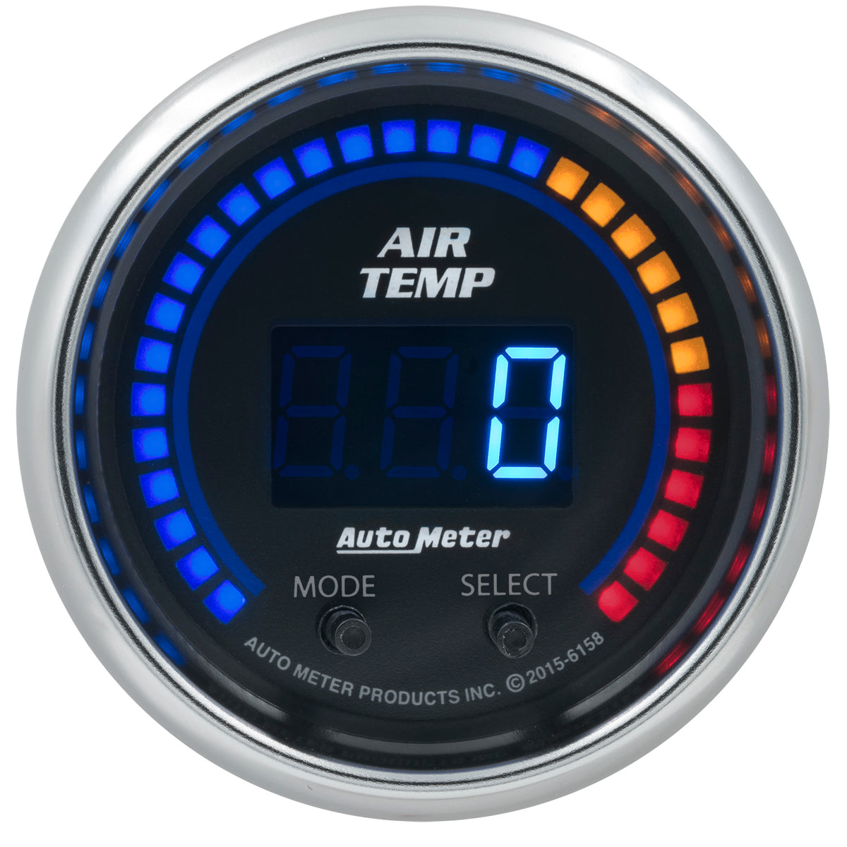 Autometer Cobalt 2-1/6in 0-300 Degree F Digital Air Temp Gauge - 6158