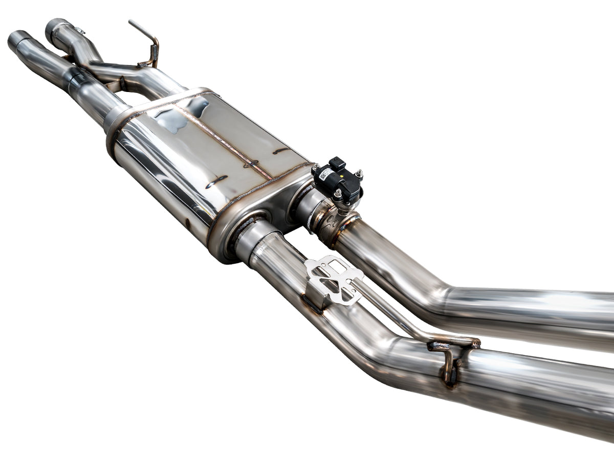 AWE Gen 3 Ford Raptor SwitchPath Exhaust  - Diamond Black Tips - 3025-33356