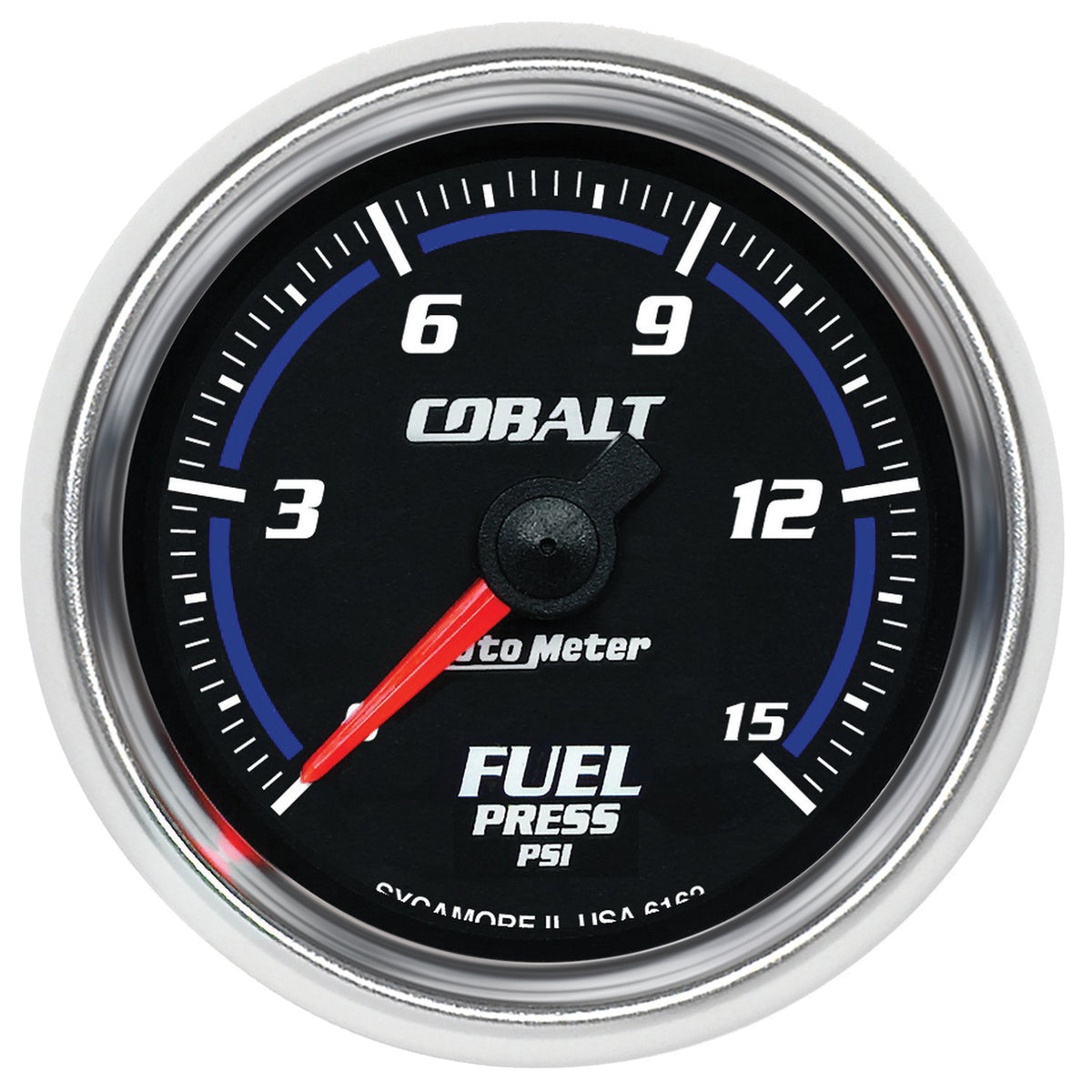 Autometer Cobalt 52mm 15 PSI Electronic Fuel Pressure Gauge - 6162