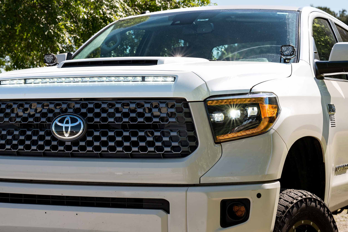 Morimoto - XB LED Headlights: Toyota Tundra (14-21) (Pair / ASM / Amber DRL) (Gen 2) - LF532.2-A-ASM