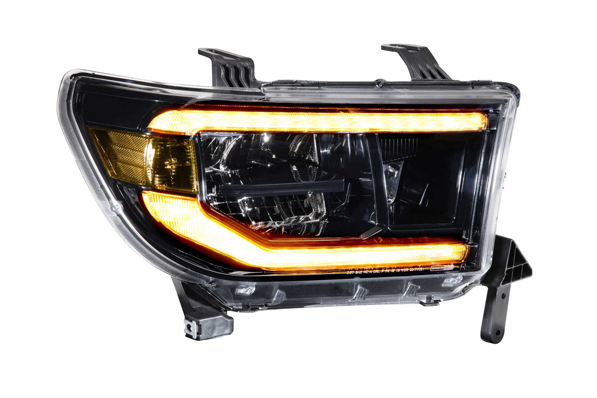 Morimoto - XB LED Headlights: Toyota Tundra (07-13) (Pair / ASM / Amber DRL) - LF533-A-ASM