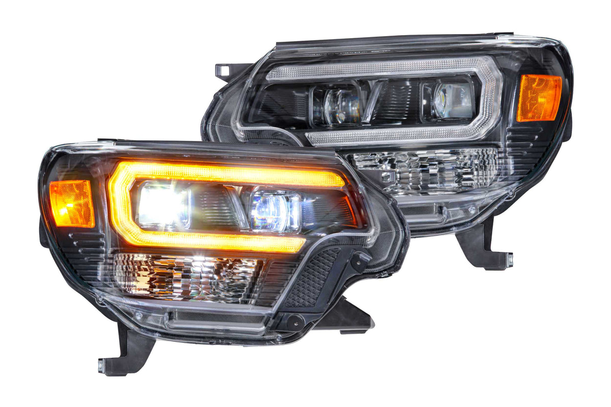 Morimoto - XB Hybrid LED Headlights: Toyota Tacoma (12-15) (Pair / ASM / Amber DRL) - LF529-A