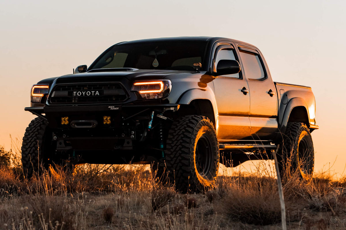 Morimoto - XB Hybrid LED Headlights: Toyota Tacoma (12-15) (Pair / ASM / Amber DRL) - LF529-A