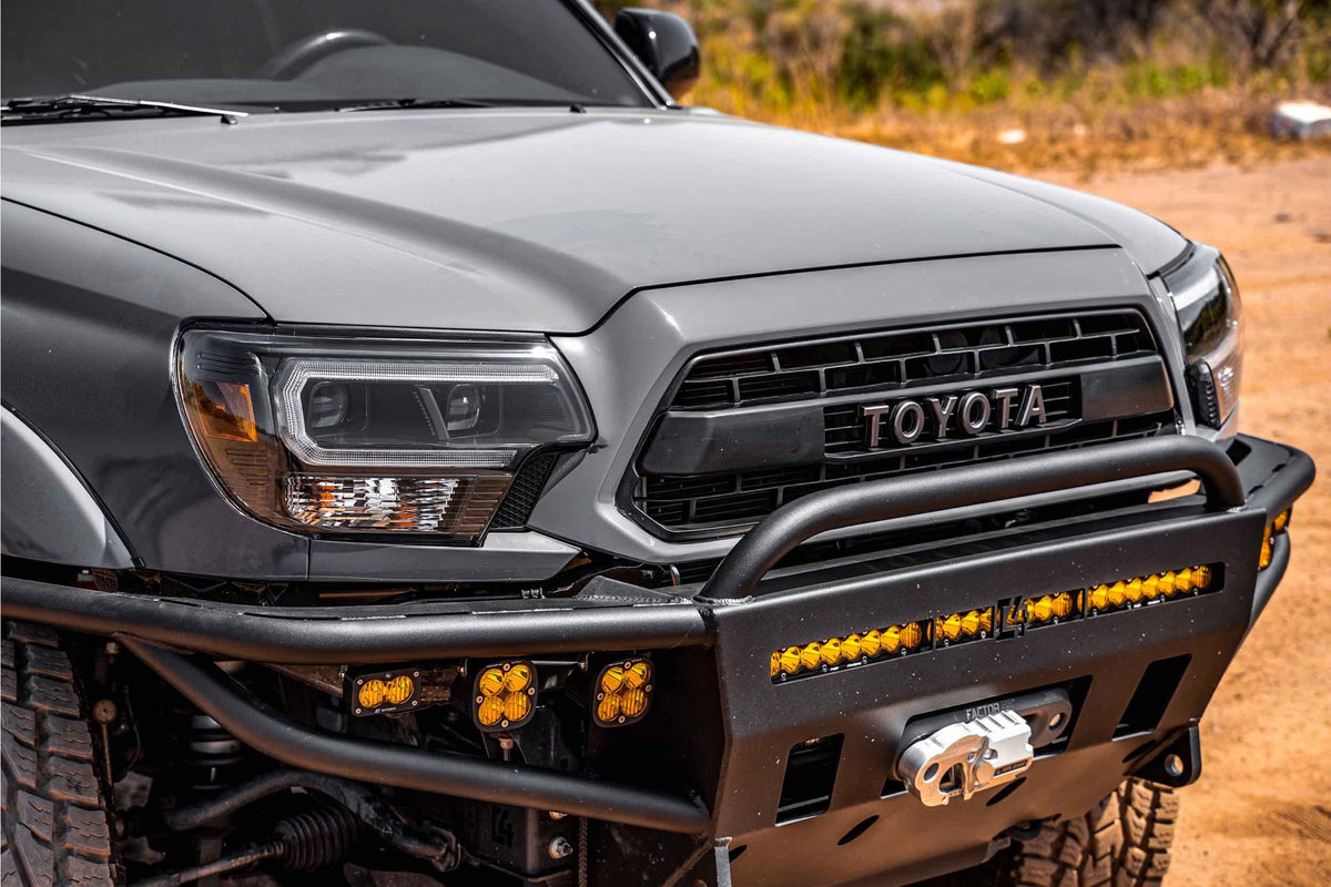 Morimoto - XB Hybrid LED Headlights: Toyota Tacoma (12-15) (Pair / ASM / Amber DRL) - LF529-A