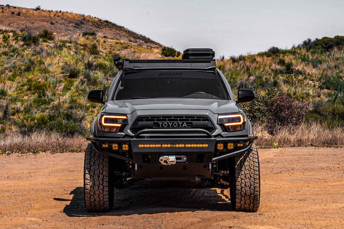 Morimoto - XB Hybrid LED Headlights: Toyota Tacoma (12-15) (Pair / ASM / Amber DRL) - LF529-A