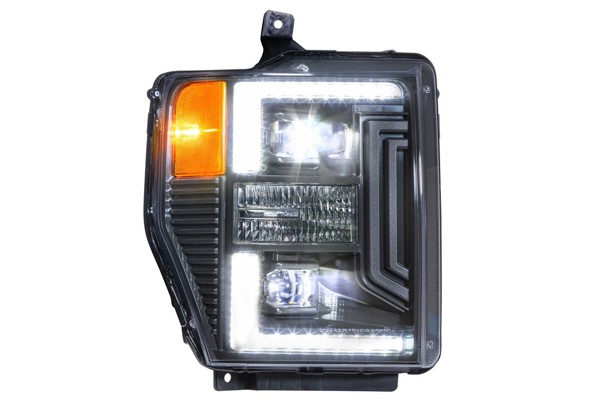 Morimoto - XB Hybrid LED Headlights: Ford Super Duty (08-10) (Pair / ASM) - LF555