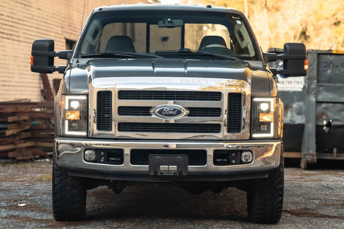 Morimoto - XB Hybrid LED Headlights: Ford Super Duty (08-10) (Pair / ASM) - LF555