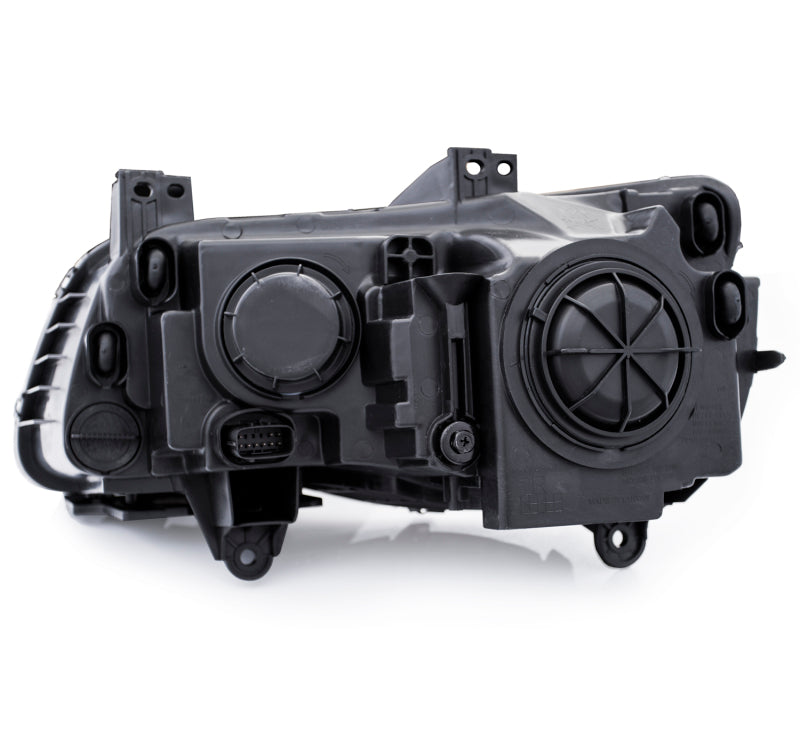 ANZO 2011-2014 Chrysler 300 Projector Headlights w/ Plank Style Design Black - 121495