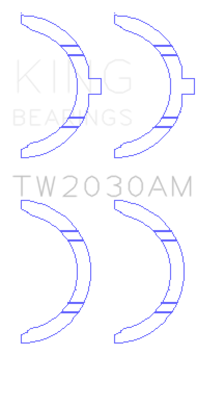 King Toyota 1GR-FE Thrust Washer Set - TW2030AM