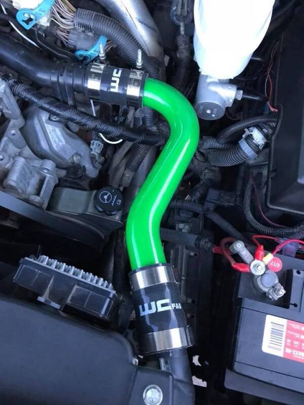 Wehrli 06-10 GM Duramax LBZ/LMM Upper Coolant Pipe - Sparkle Granny Smith - WCF100622-SGS
