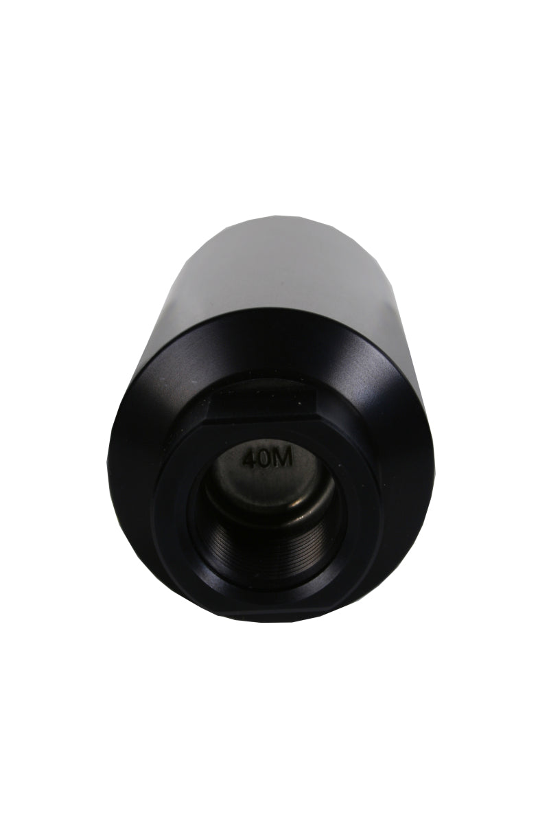 Aeromotive In-Line Marine Filter - AN-12 - 40 Micron SS Element - Black Hardcoat Finish - 12343
