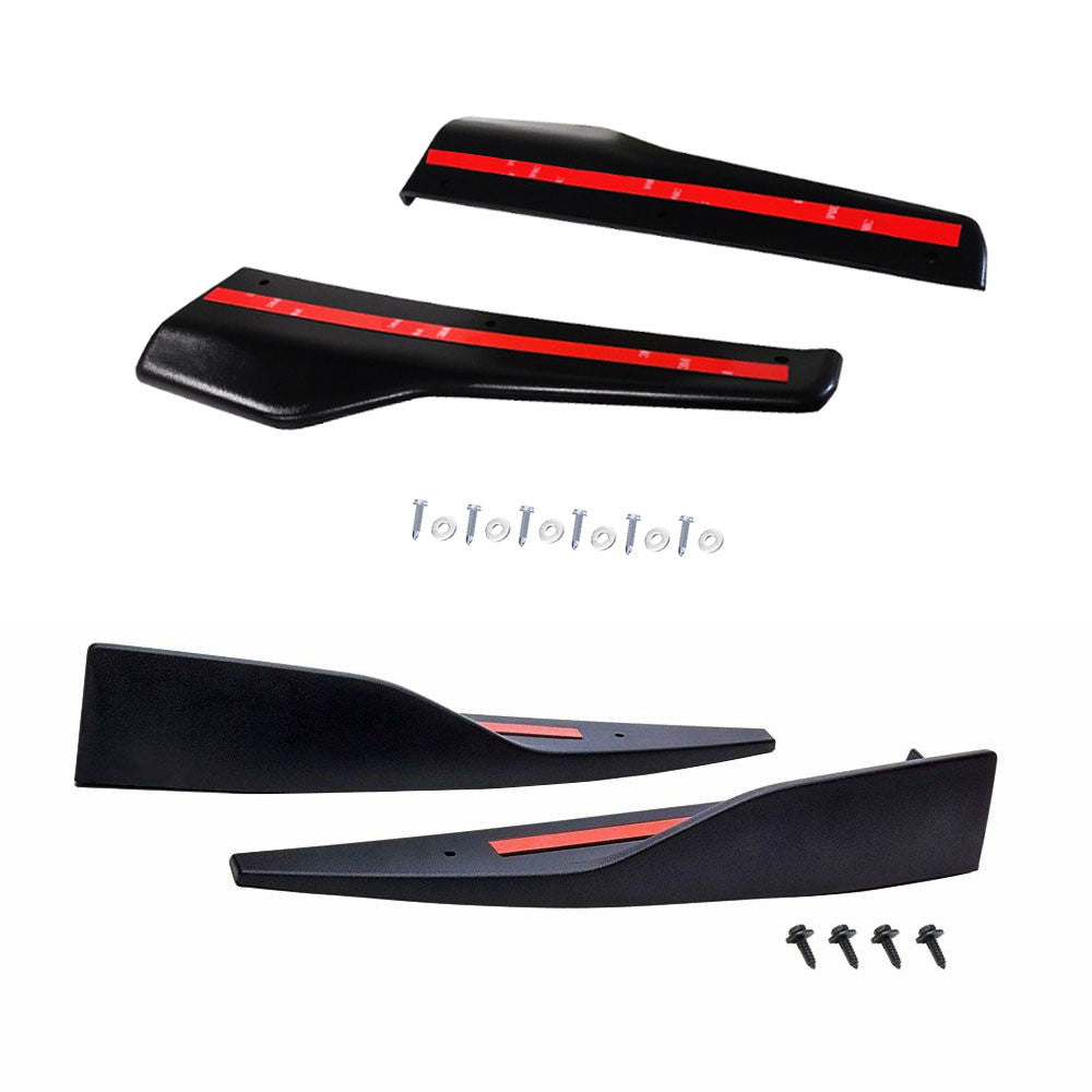 UPR - Rocker Winglet & Rear Side Splitters (fits 15-23 Mustang S550) - 6200-100 for 2015-2023 Ford Mustang - front view