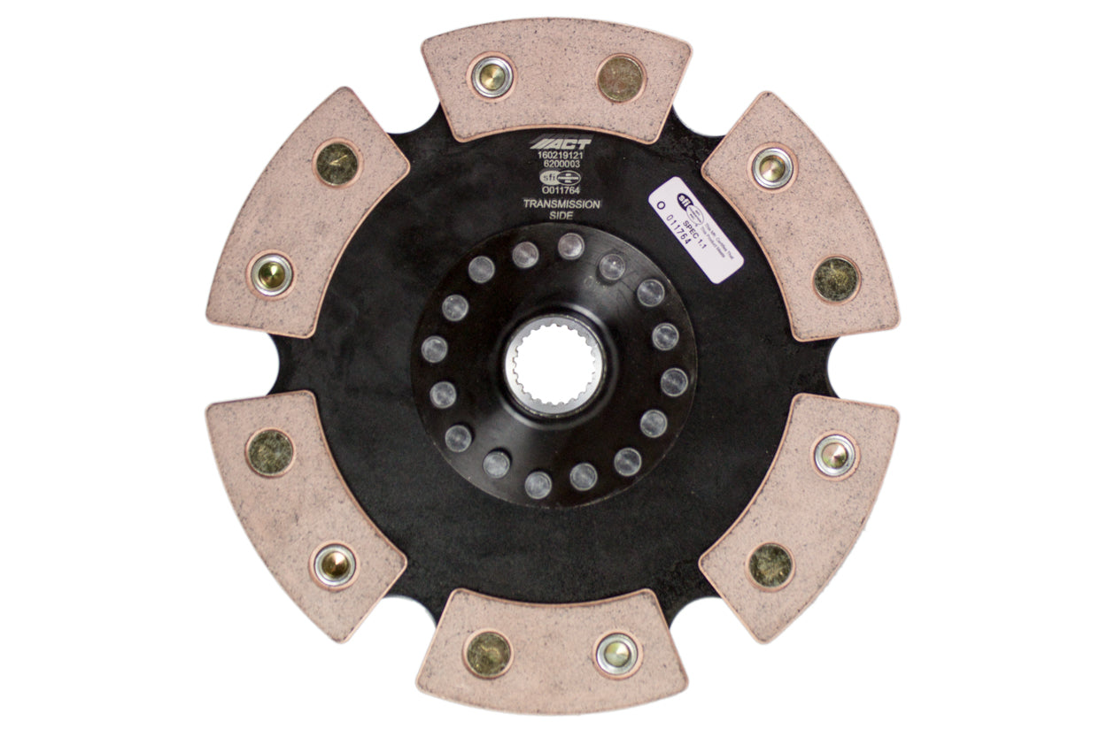 ACT 1986 Toyota Corolla 6 Pad Rigid Race Disc - 6200003