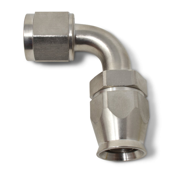 Russell Performance -3 AN PowerFlex 90 Degree Hose End - 620441 - front view