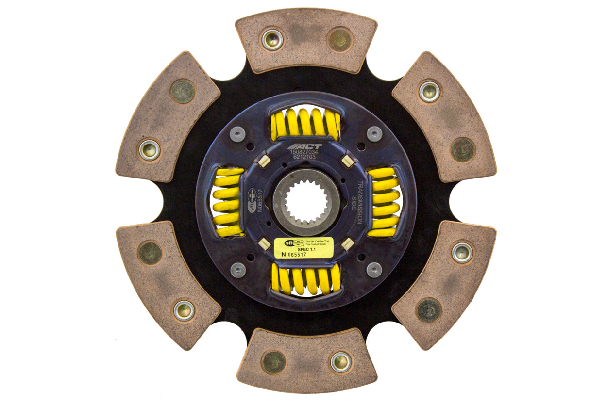 ACT 2007 Lotus Exige 6 Pad Sprung Race Disc - 6212103