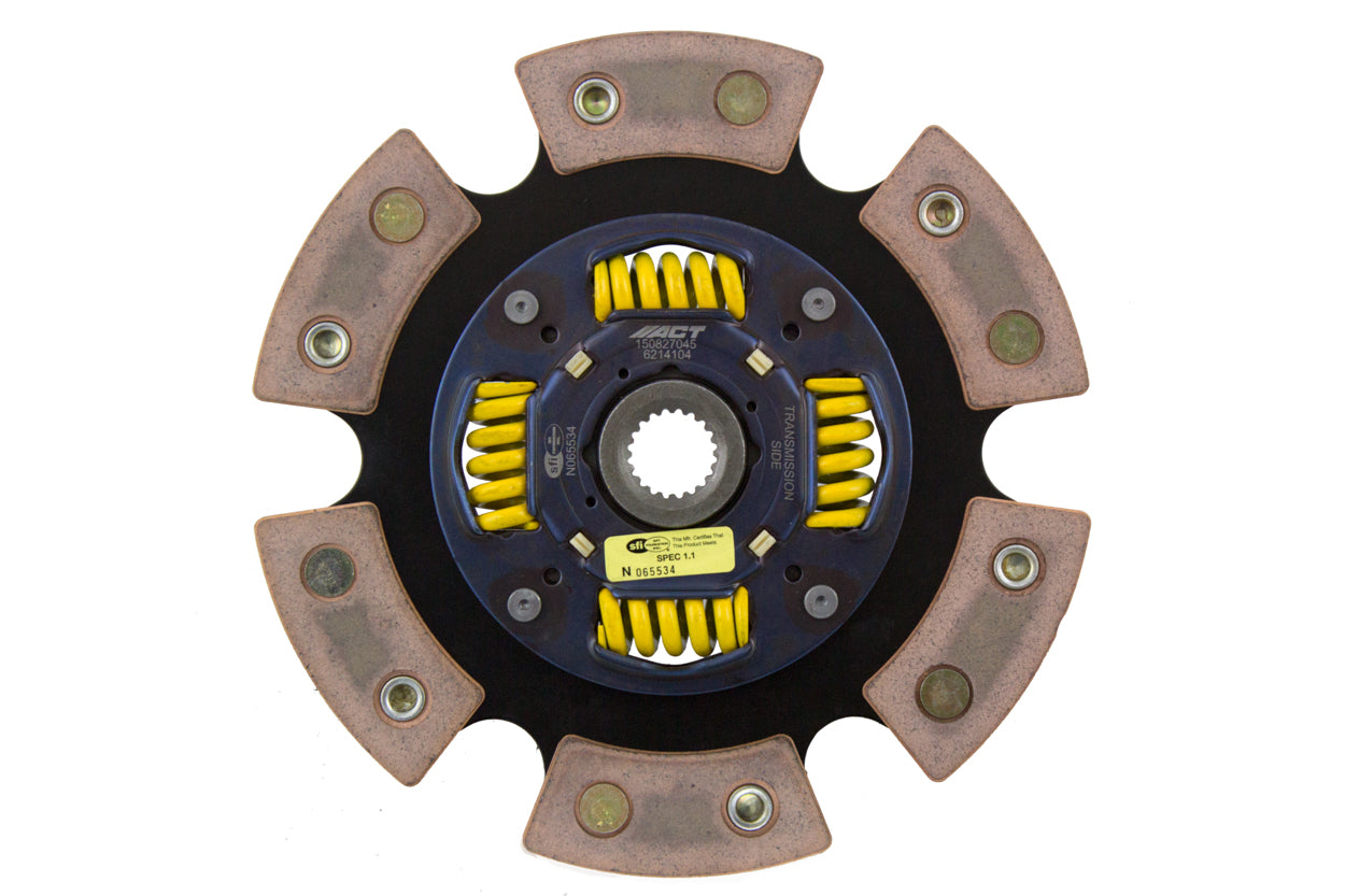 ACT 1993 Hyundai Elantra 6 Pad Sprung Race Disc - 6214104