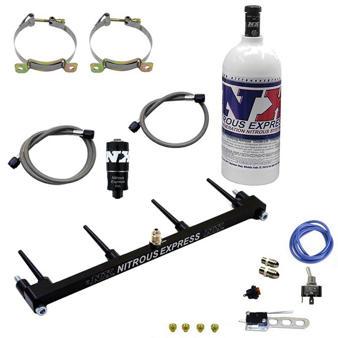 Nitrous Express Billet Spray Bar Nitrous Kit for ZX-14 w/1lb Bottle - 62203-1.0P