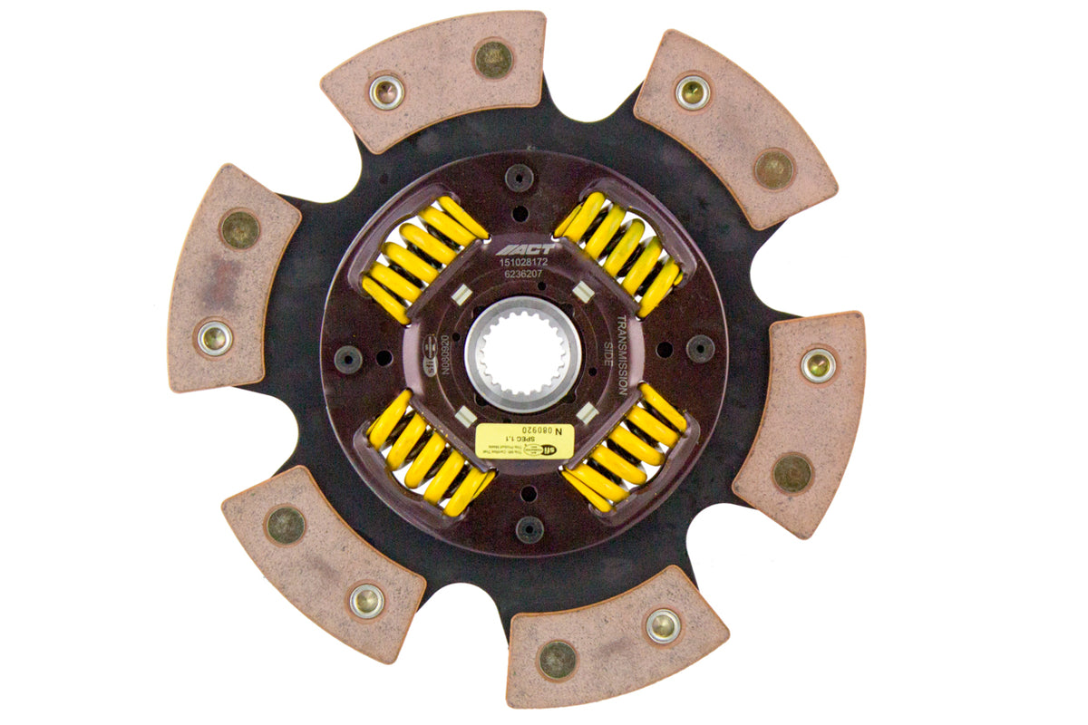 ACT 2001 Toyota Tacoma 6 Pad Sprung Race Disc - 6236207