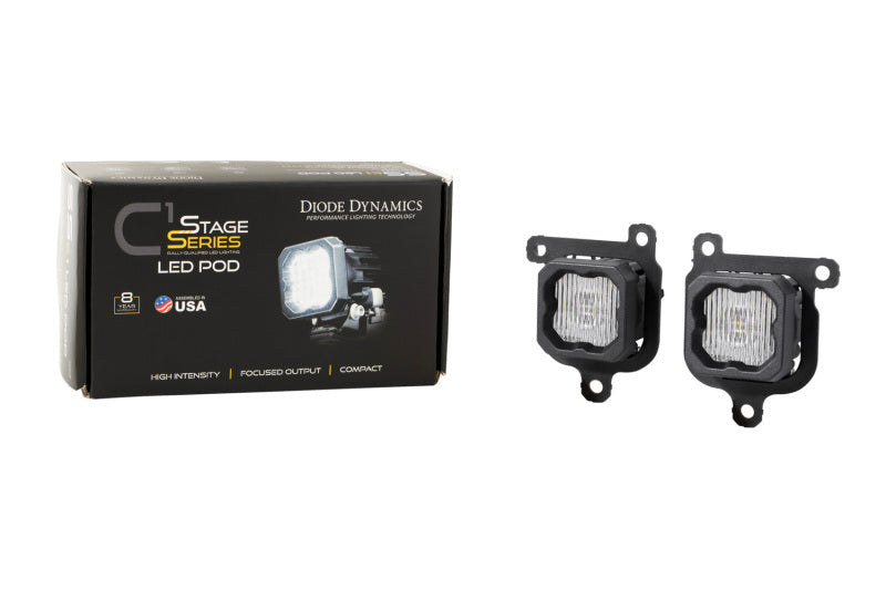 Diode Dynamics 21-24 Ford Bronco Sport SSC1 LED Fog Light Kit - DD7174